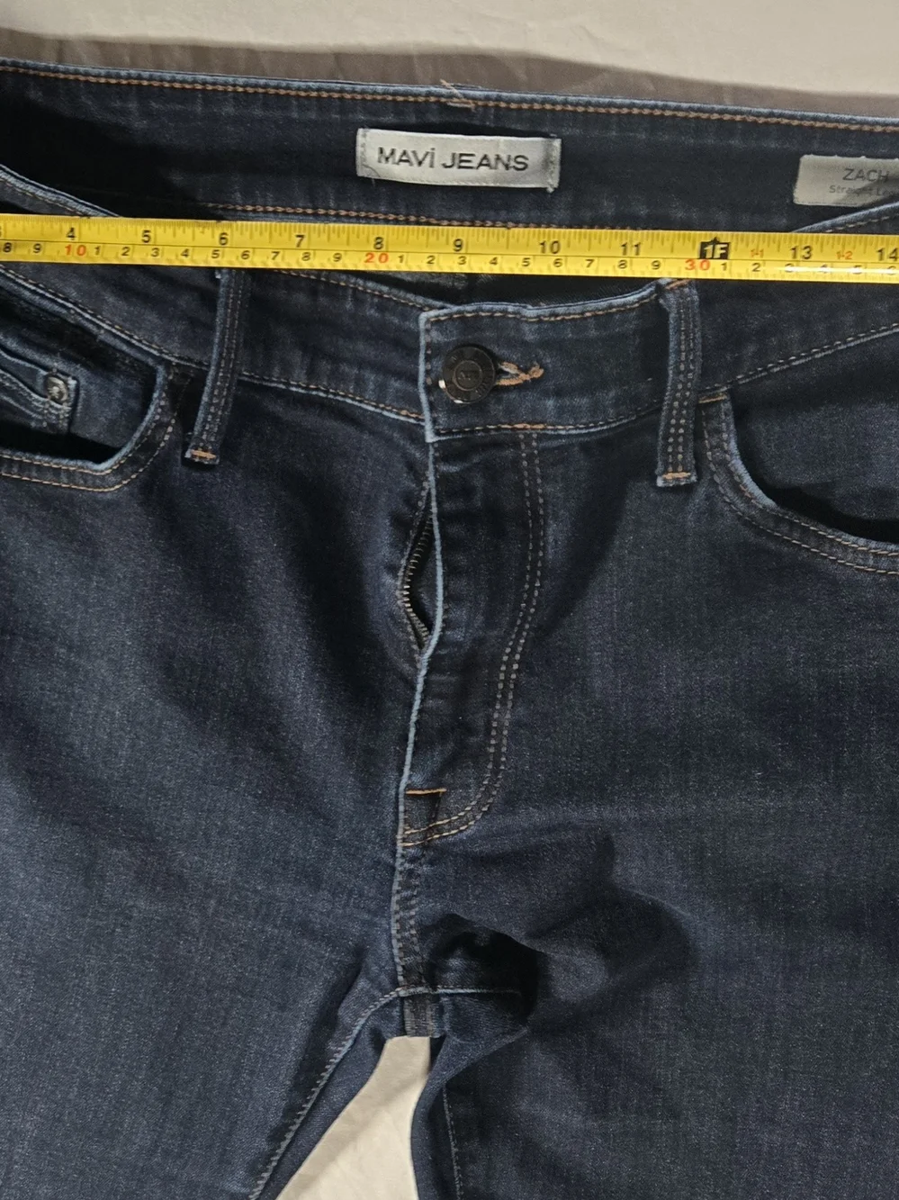Mavi Men's Dark Blue Straight Leg Jeans